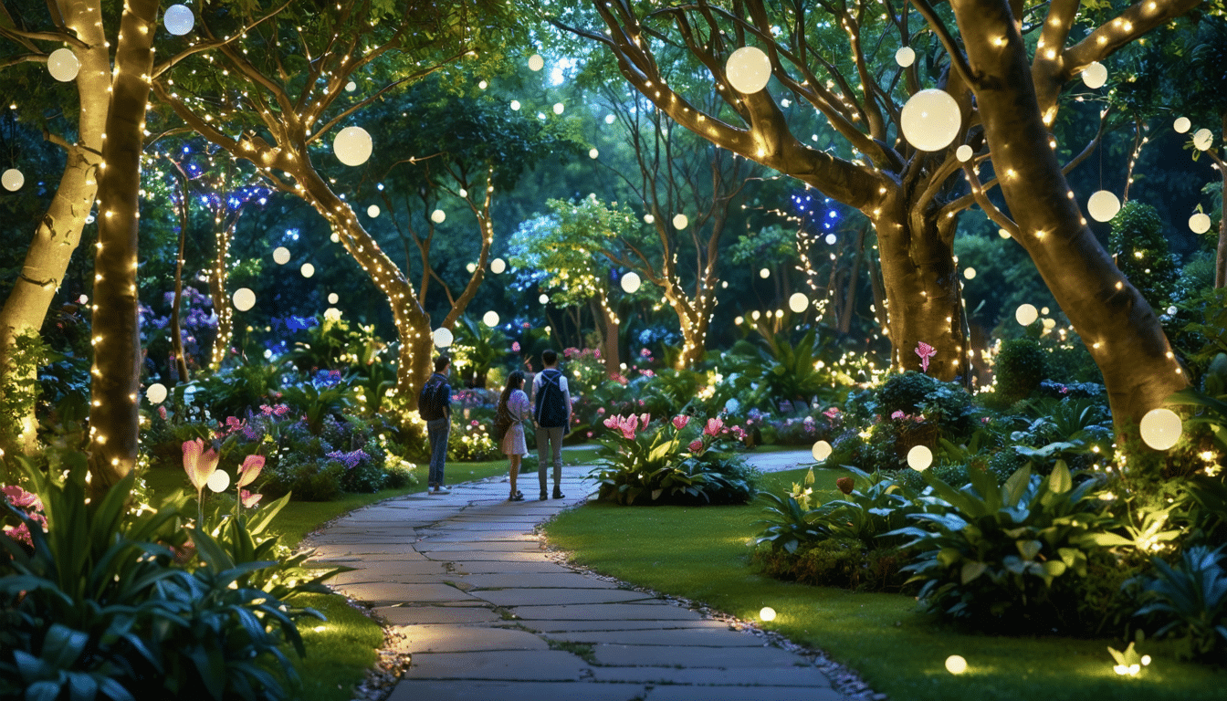 d&eacute;couvrez un spectacle f&eacute;erique au jardin des plantes avec des illuminations &eacute;blouissantes qui &eacute;merveilleront petits et grands. plongez dans un univers lumineux et enchanteur qui transforme ce lieu en un v&eacute;ritable conte de f&eacute;es.