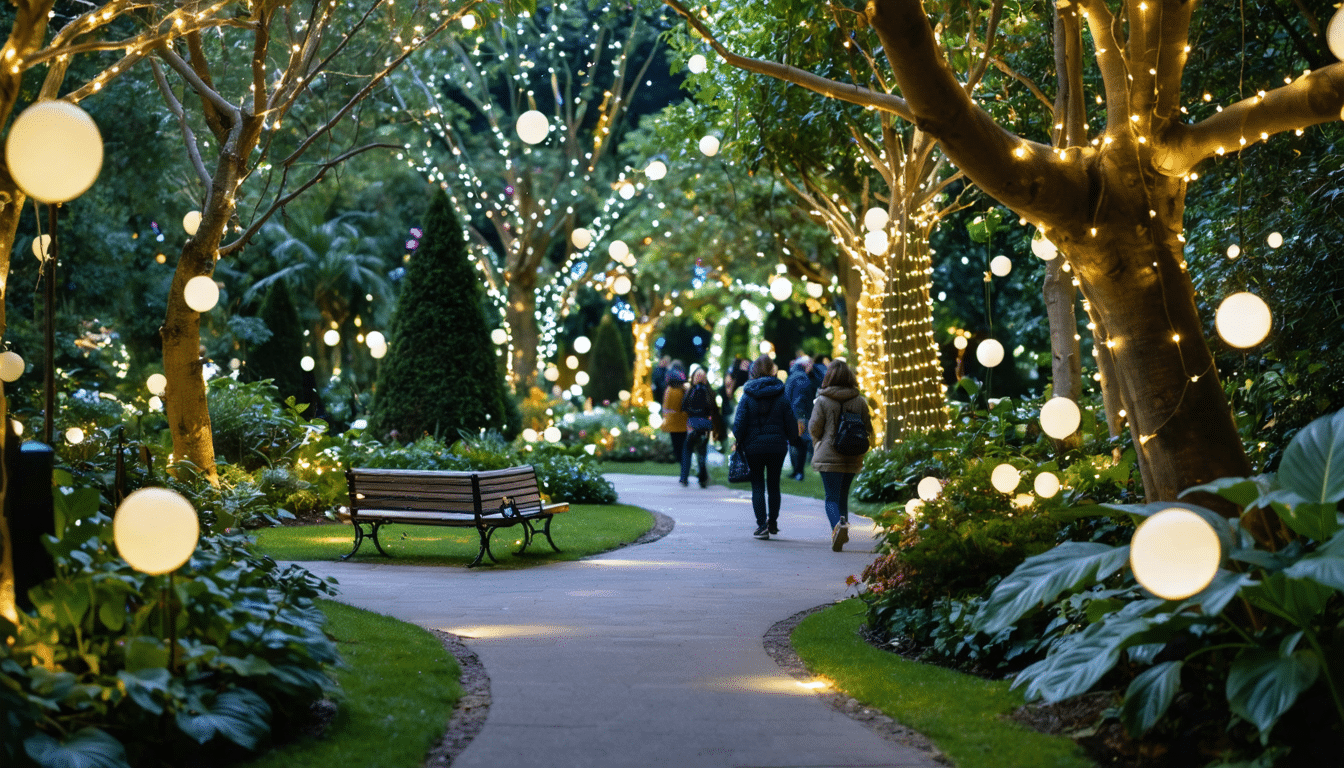 plongez dans un monde enchanteur avec la d&eacute;couverte des illuminations au jardin des plantes. un spectacle f&eacute;erique vous attend, alliant nature et magie, id&eacute;al pour toute la famille. ne manquez pas cette exp&eacute;rience lumineuse unique qui &eacute;merveillera petits et grands.