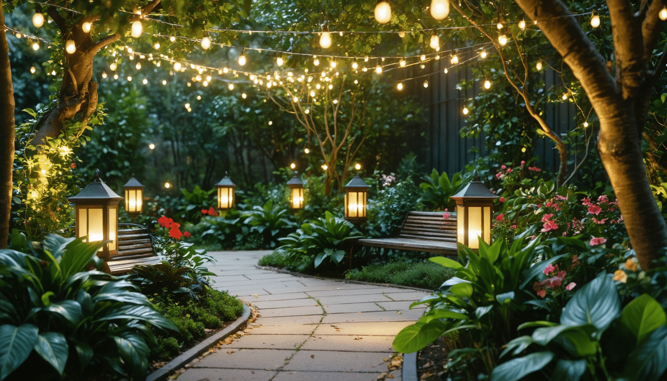 d&eacute;couvrez des id&eacute;es et conseils pour illuminer le jardin des plantes, transformant votre espace ext&eacute;rieur en un lieu enchanteur. apprenez &agrave; jouer avec la lumi&egrave;re pour cr&eacute;er une ambiance magique, que ce soit pour des soir&eacute;es estivales ou des balades nocturnes.