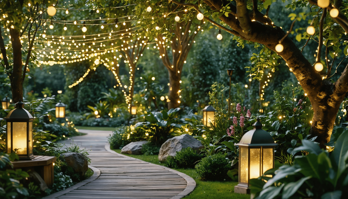 d&eacute;couvrez des id&eacute;es et conseils pour illuminer le jardin des plantes et cr&eacute;er un espace enchanteur. transformez votre ext&eacute;rieur en un lieu magique gr&acirc;ce &agrave; des astuces d'&eacute;clairage et des suggestions de d&eacute;coration qui sublimeront vos plantes et fleurs.
