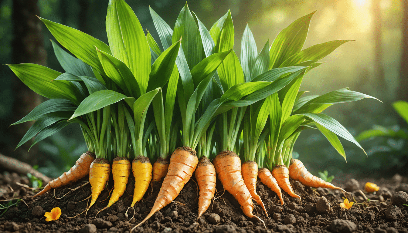 d&eacute;couvrez le curcuma, cette plante aux mille et une vertus. apprenez comment ses propri&eacute;t&eacute;s anti-inflammatoires et antioxydantes peuvent am&eacute;liorer votre sant&eacute; et bien-&ecirc;tre au quotidien.