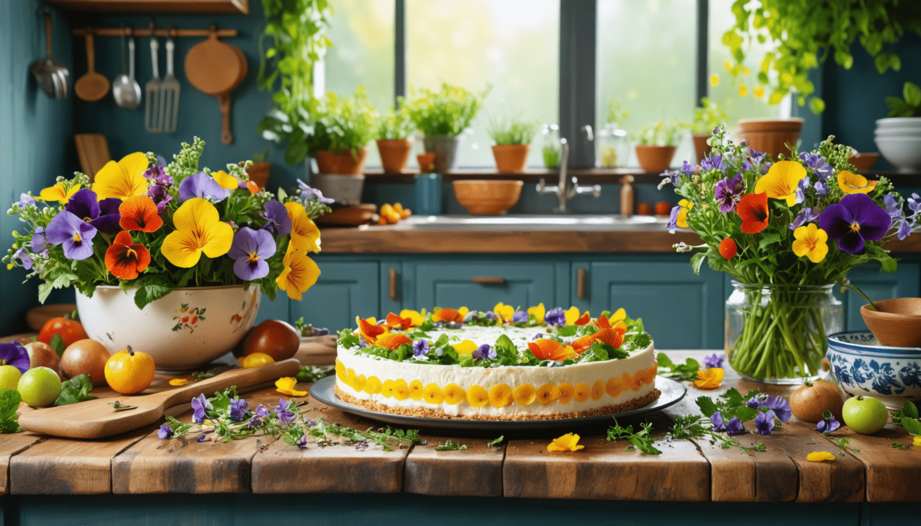 d&eacute;couvrez comment int&eacute;grer les fleurs comestibles dans votre cuisine avec notre guide complet. apprenez &agrave; les choisir, les pr&eacute;parer et les utiliser pour sublimer vos plats tout en ajoutant une touche de couleur et de saveur.