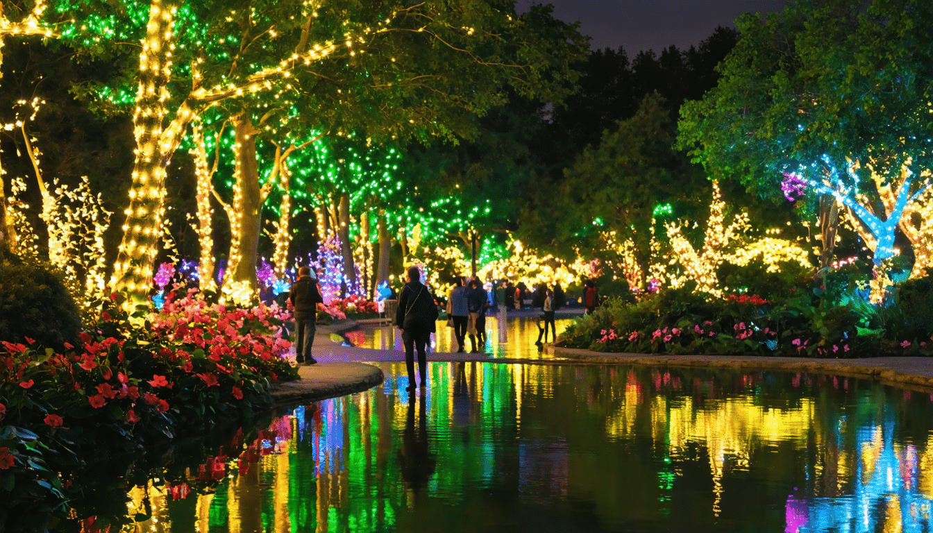 d&eacute;couvrez les illuminations f&eacute;&eacute;riques du jardin des plantes, un spectacle enchanteur qui &eacute;merveille petits et grands. plongez dans un univers magique o&ugrave; la nature se d&eacute;voile sous des mille et une lumi&egrave;res, pour une exp&eacute;rience inoubliable &agrave; partager en famille ou entre amis.