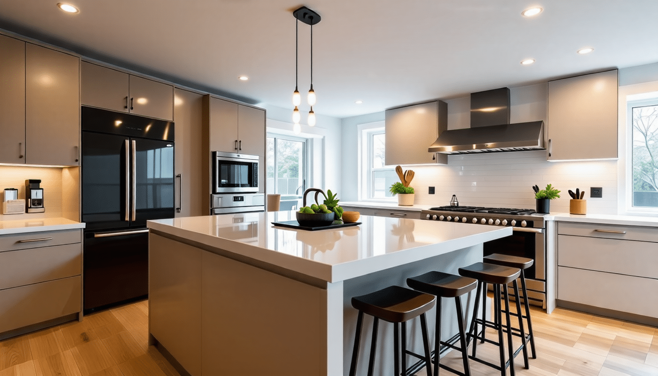 d&eacute;couvrez comment un &icirc;lot central peut transformer votre cuisine en un espace optimis&eacute; et convivial. maximisez l'ergonomie, favorisez les &eacute;changes et cr&eacute;ez un lieu de vie chaleureux gr&acirc;ce &agrave; des astuces et conseils pratiques.