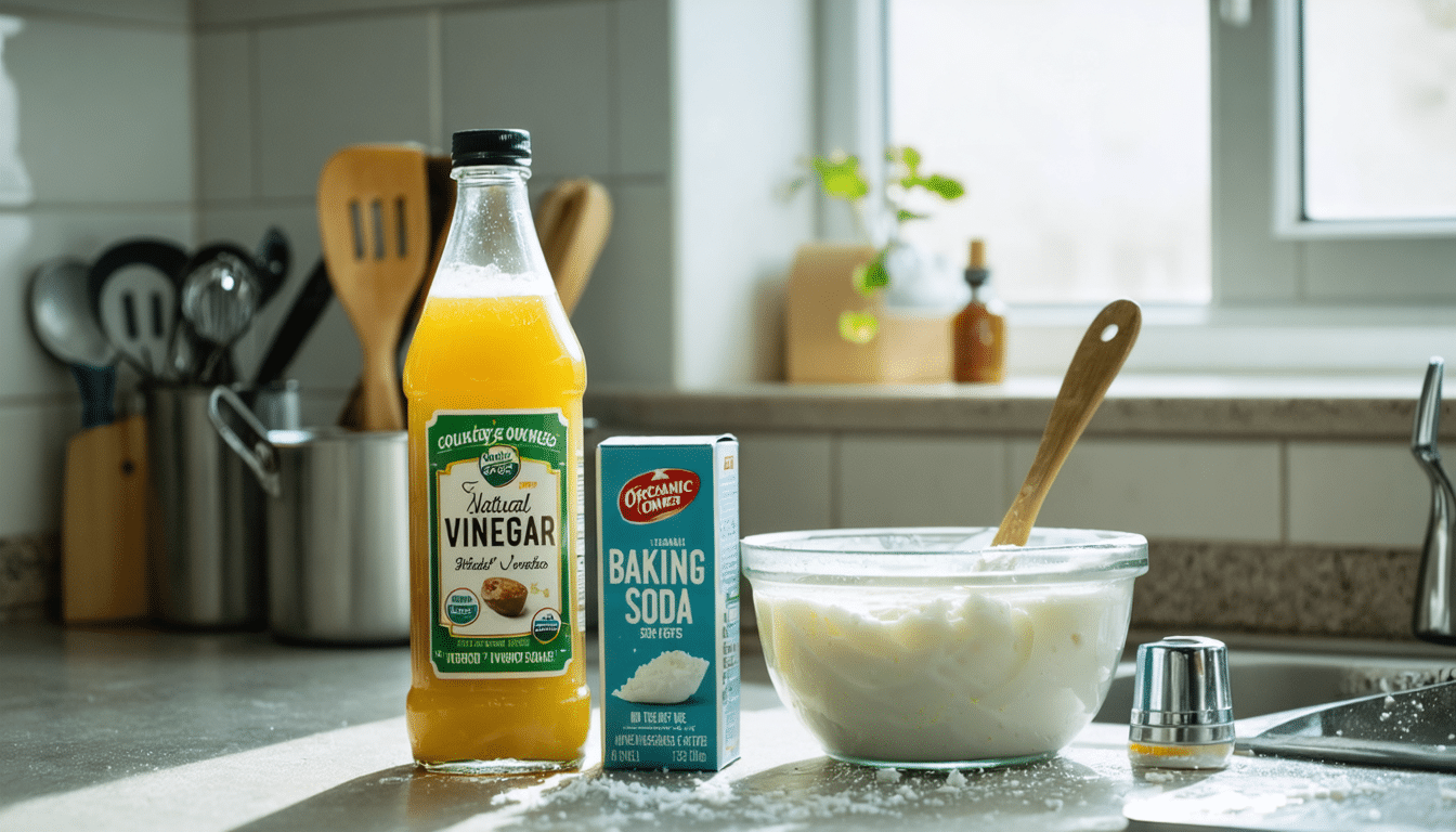 d&eacute;couvrez l'efficacit&eacute; de l'anti mousse naturel &agrave; base de vinaigre et de bicarbonate de soude. apprenez &agrave; l'utiliser avec notre guide pratique pour &eacute;liminer efficacement les mousses et lichens de vos surfaces tout en respectant l'environnement.