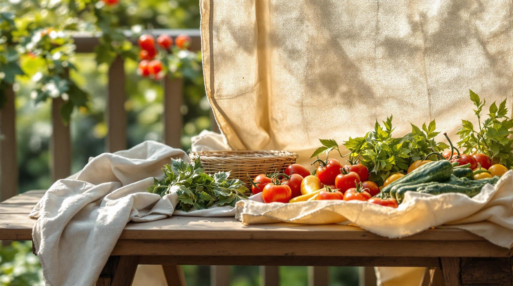 d&eacute;couvrez une m&eacute;thode ing&eacute;nieuse pour prot&eacute;ger vos tomates et vos l&eacute;gumes des fortes chaleurs de l'&eacute;t&eacute;. apprenez &agrave; utiliser des techniques simples et efficaces pour pr&eacute;server la fra&icirc;cheur et la vitalit&eacute; de votre jardin pendant la canicule.