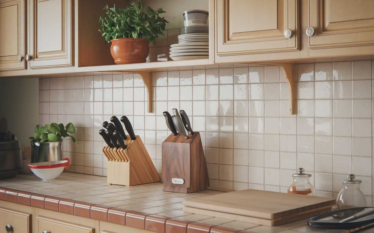 Carrelage plan de travail : pose et maintenance pour une surface durable