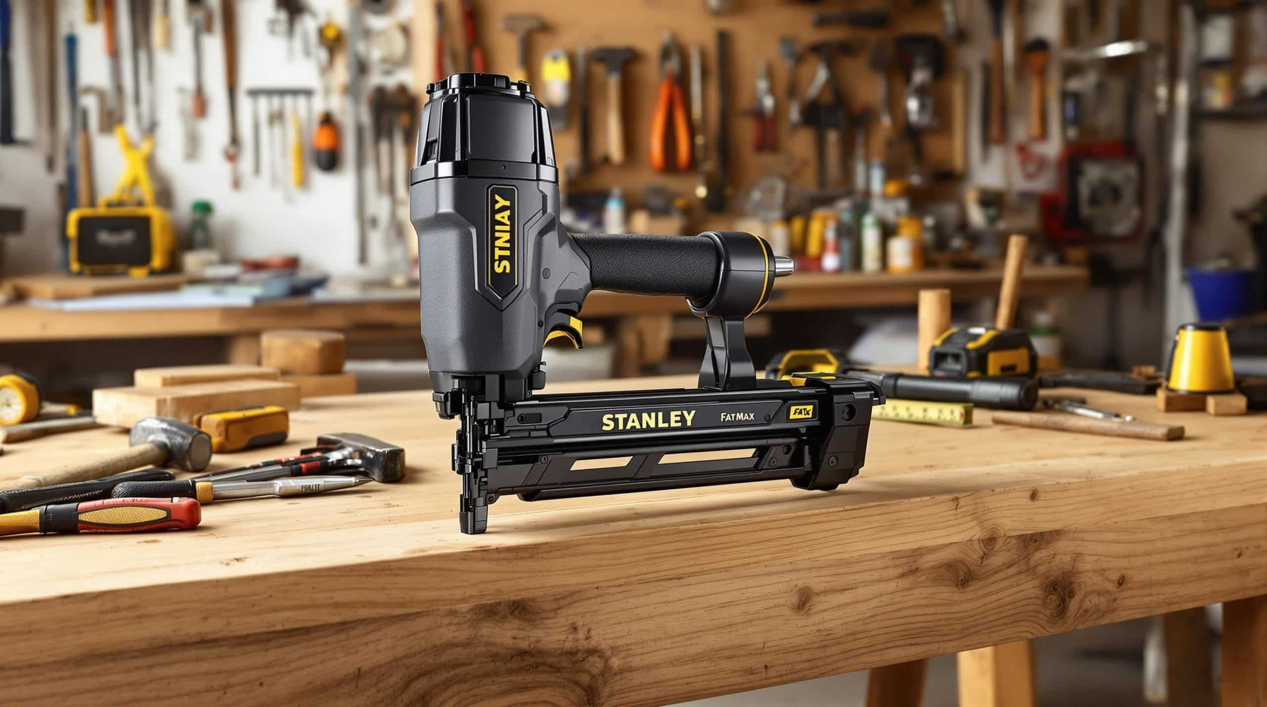 profitez de la promotion exclusive sur le cloueur stanley chez castorama ! réalisez vos projets de bricolage avec rapidité et précision grâce à cet outil performant, idéal pour toutes vos réalisations.