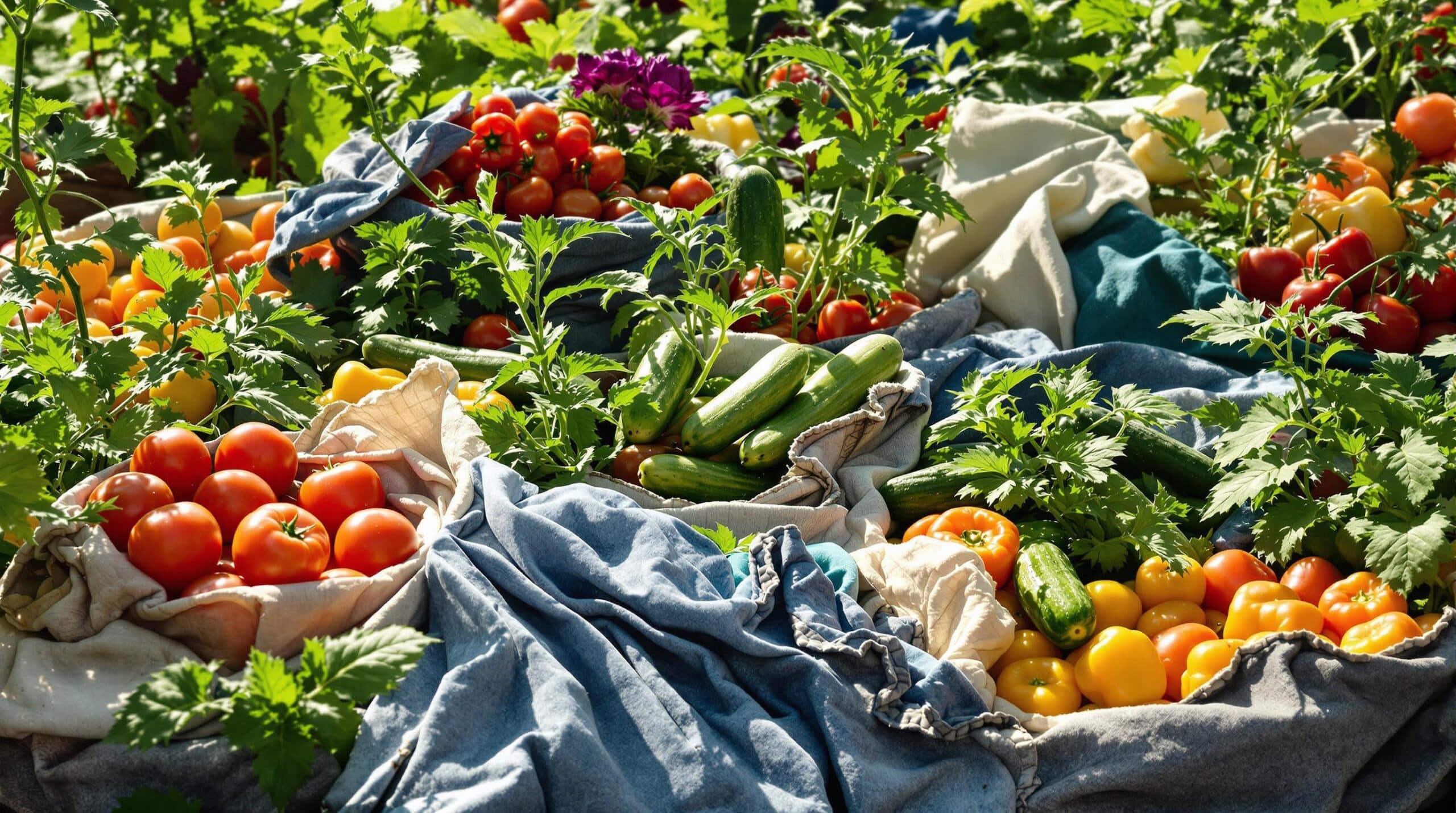 d&eacute;couvrez comment r&eacute;utiliser vos vieux v&ecirc;tements trou&eacute;s pour prot&eacute;ger votre potager cet &eacute;t&eacute; tout en adoptant une approche z&eacute;ro d&eacute;chet. une astuce originale qui &eacute;tonnera vos visiteurs et valorisera vos actions &eacute;cologiques.