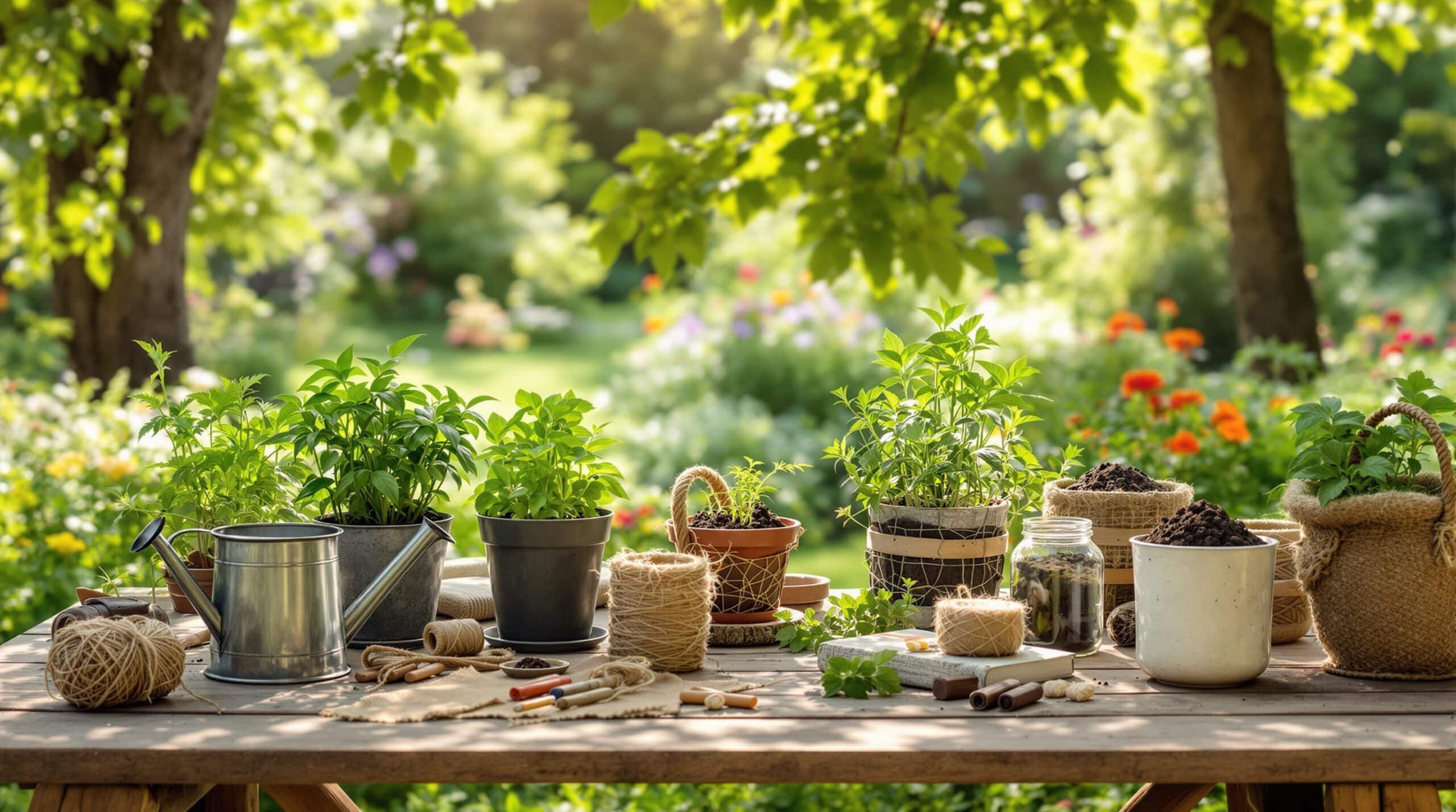 apprenez les secrets des jardiniers zéro déchet pour prendre soin de vos plantes cet été gratuitement. astuces écologiques, recyclage et entretien malin sans dépenses !