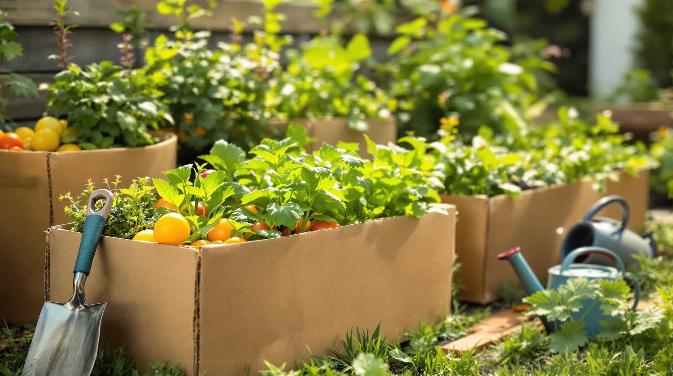d&eacute;couvrez comment transformer vos cartons en un atout pr&eacute;cieux pour cr&eacute;er un potager abondant et facile cet &eacute;t&eacute;. suivez notre guide pratique pour enrichir votre jardin tout en recyclant, et profitez d'une r&eacute;colte d&eacute;licieuse et &eacute;coresponsable !