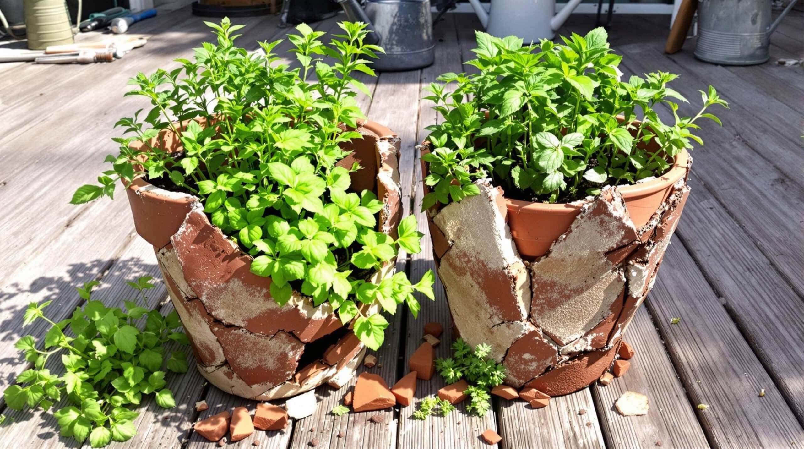 découvrez comment recycler vos pots cassés et leur donner une nouvelle vie en créant de jolies jardinières originales. suivez notre guide pour cultiver des herbes aromatiques surprenantes cet été et embellir votre espace extérieur tout en étant écoresponsable.