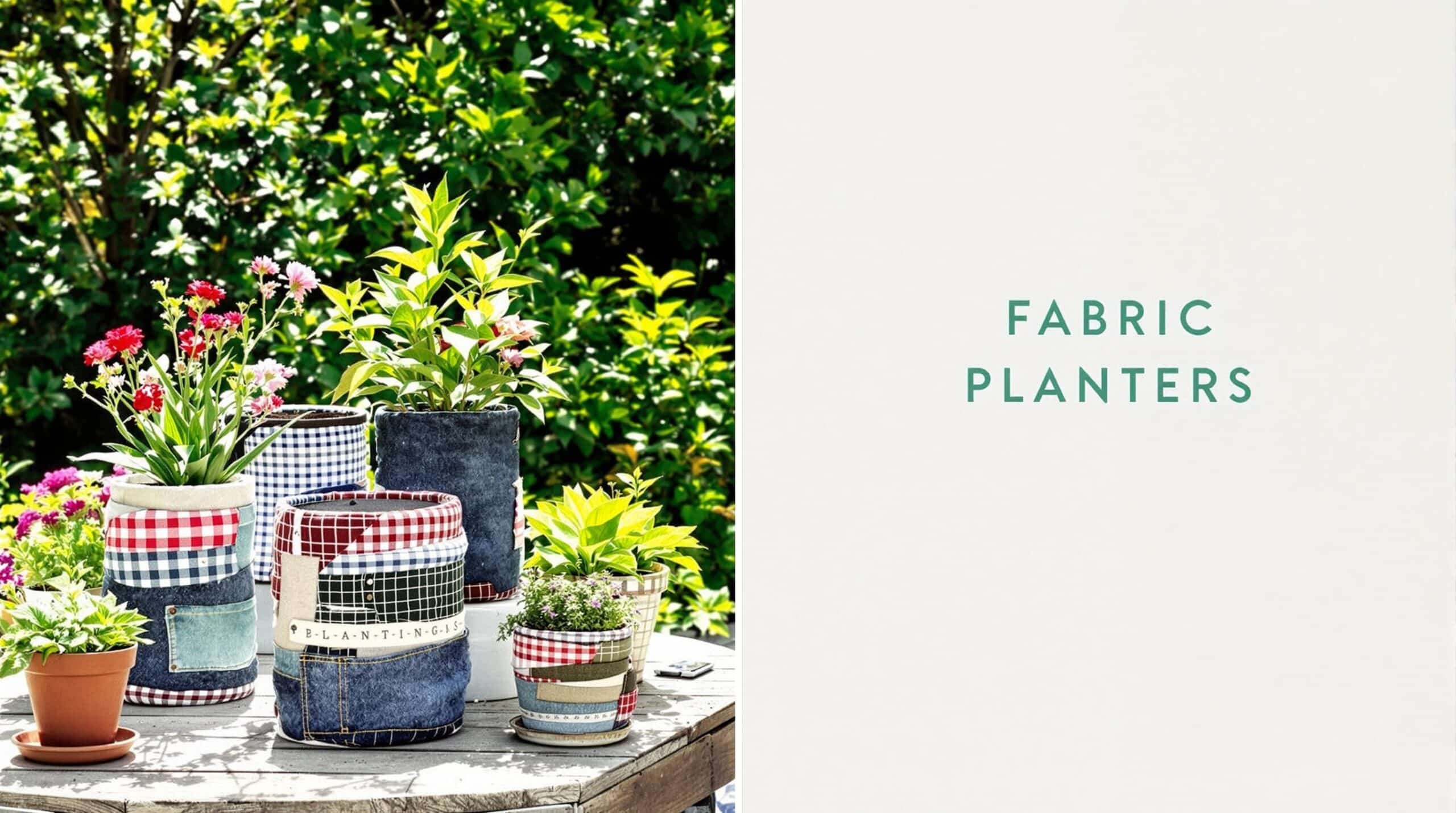 apprenez à donner une seconde vie à vos vieux tissus en les transformant en jardinières créatives et écologiques. explorez des idées astucieuses pour embellir votre jardin tout en adoptant un mode de vie durable cet été.