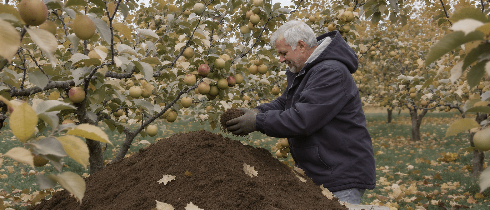 d&eacute;couvrez comment enrichir votre verger chaque automne gr&acirc;ce &agrave; une astuce simple et z&eacute;ro d&eacute;chet. adoptez ce geste &eacute;cologique pour booster naturellement la fertilit&eacute; de vos arbres fruitiers !