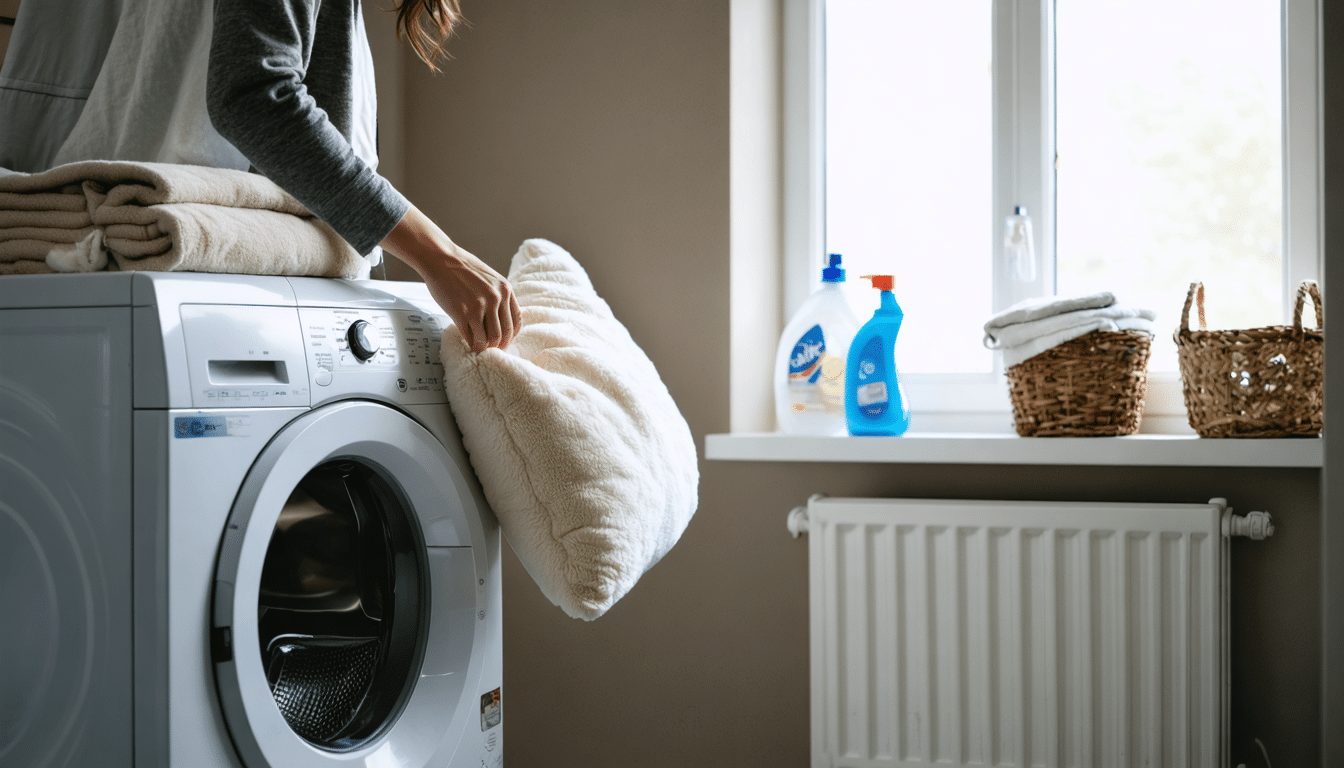 découvrez comment laver un oreiller en machine en toute sécurité : quelles matières sont compatibles, quels cycles choisir et comment bien le sécher pour préserver son confort et sa durabilité.