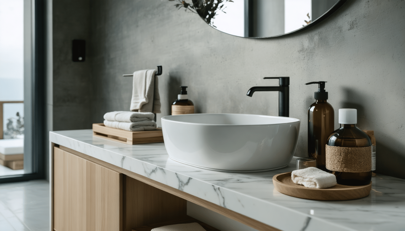 d&eacute;couvrez quelle hauteur id&eacute;ale choisir pour un meuble vasque afin d&rsquo;optimiser l&rsquo;ergonomie et le confort dans votre salle de bains. conseils pratiques et rep&egrave;res pour r&eacute;ussir votre am&eacute;nagement.