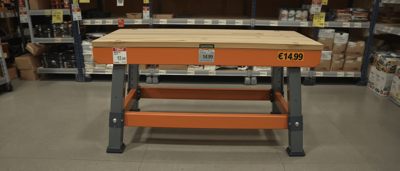 d&eacute;couvrez le petit &eacute;tabli parkside &agrave; seulement 14,99 &euro; chez lidl : pratique, robuste et facile &agrave; utiliser. un outil essentiel pour vos travaux de bricolage, victime de son succ&egrave;s et d&eacute;j&agrave; en rupture de stock dans plusieurs magasins !