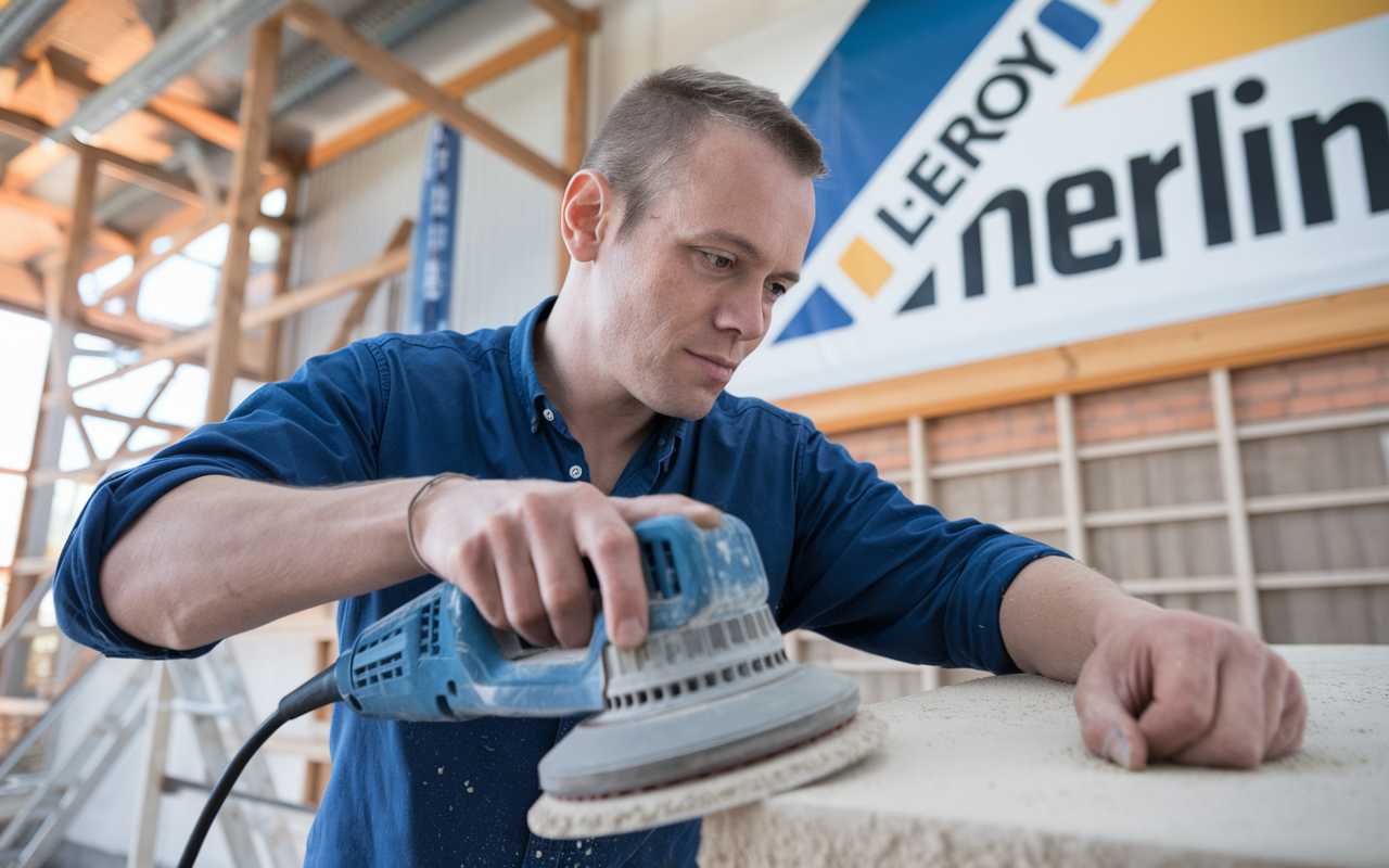 Obtenez un pon&ccedil;age professionnel &agrave; petit prix : d&eacute;couvrez la ponceuse sp&eacute;ciale pl&acirc;tre en promotion chez Leroy Merlin