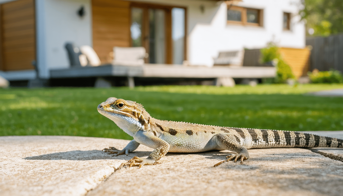 Lézard : intégration sécurisée de cet animal dans un jardin ou à proximité directe de l’habitation