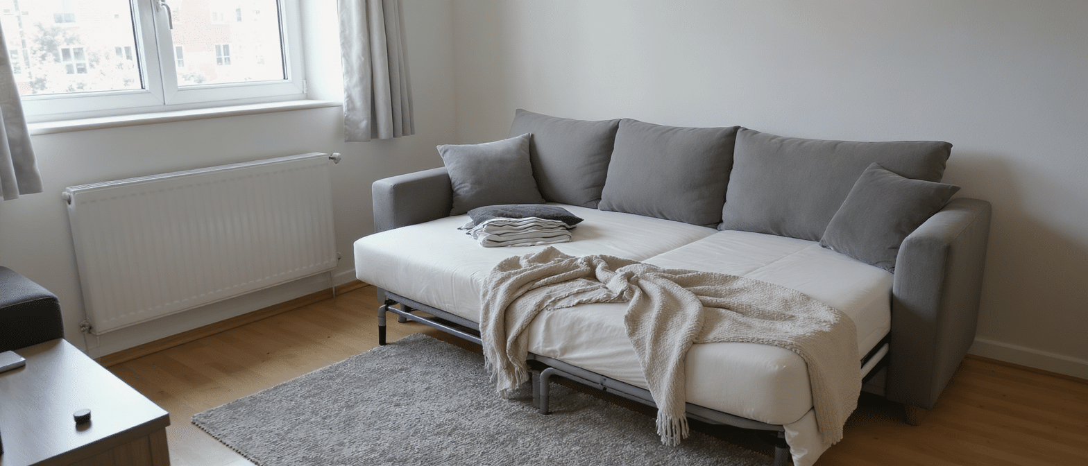 pas de chambre d'amis ? d&eacute;couvrez la banquette-lit conforama, une solution pratique et &eacute;conomique pour accueillir vos invit&eacute;s sans d&eacute;passer votre budget.