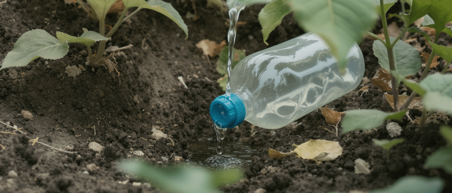 d&eacute;couvrez comment transformer un simple d&eacute;chet en un syst&egrave;me d'arrosage automatique innovant et durable pour r&eacute;volutionner l'entretien de votre jardin.