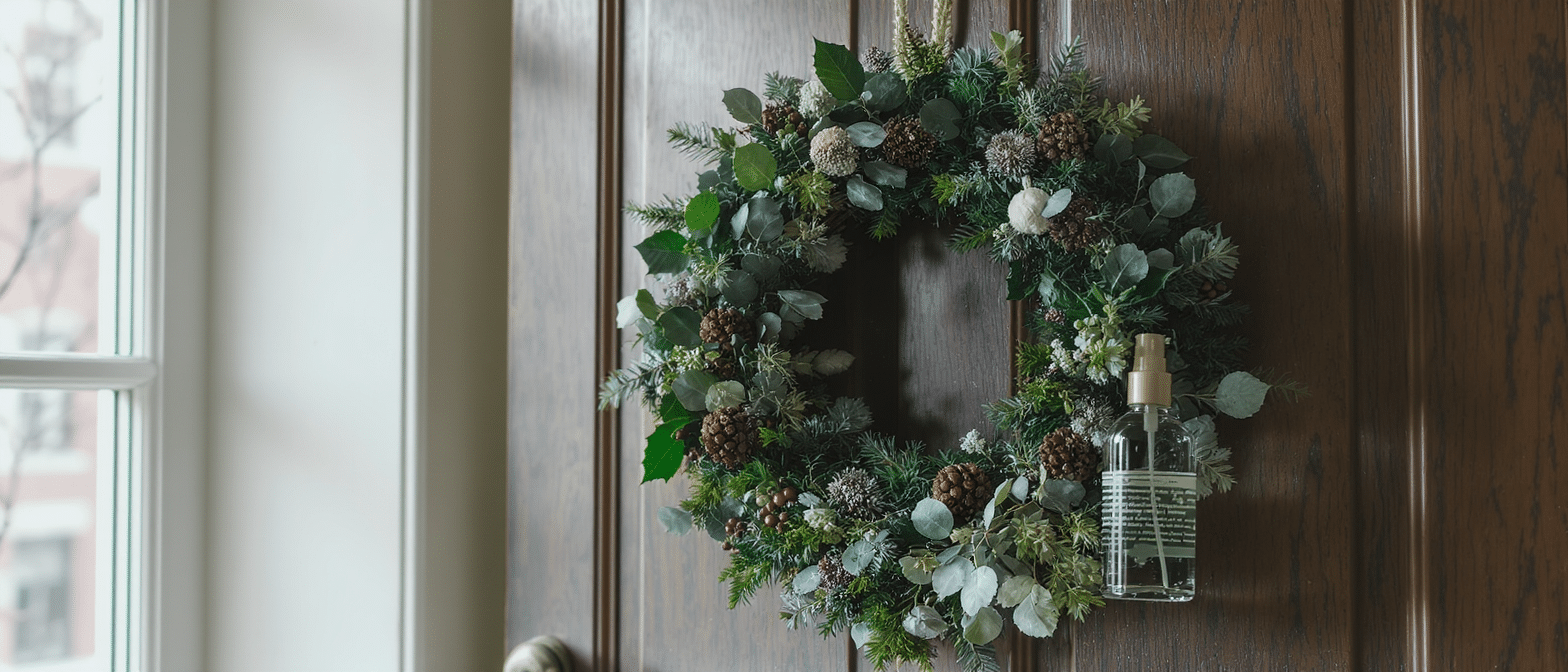 d&eacute;couvrez une astuce simple et efficace pour maintenir votre couronne de no&euml;l v&eacute;g&eacute;tale &eacute;clatante et fra&icirc;che jusqu'au nouvel an. prolongez la beaut&eacute; de votre d&eacute;coration festive avec nos conseils pratiques.