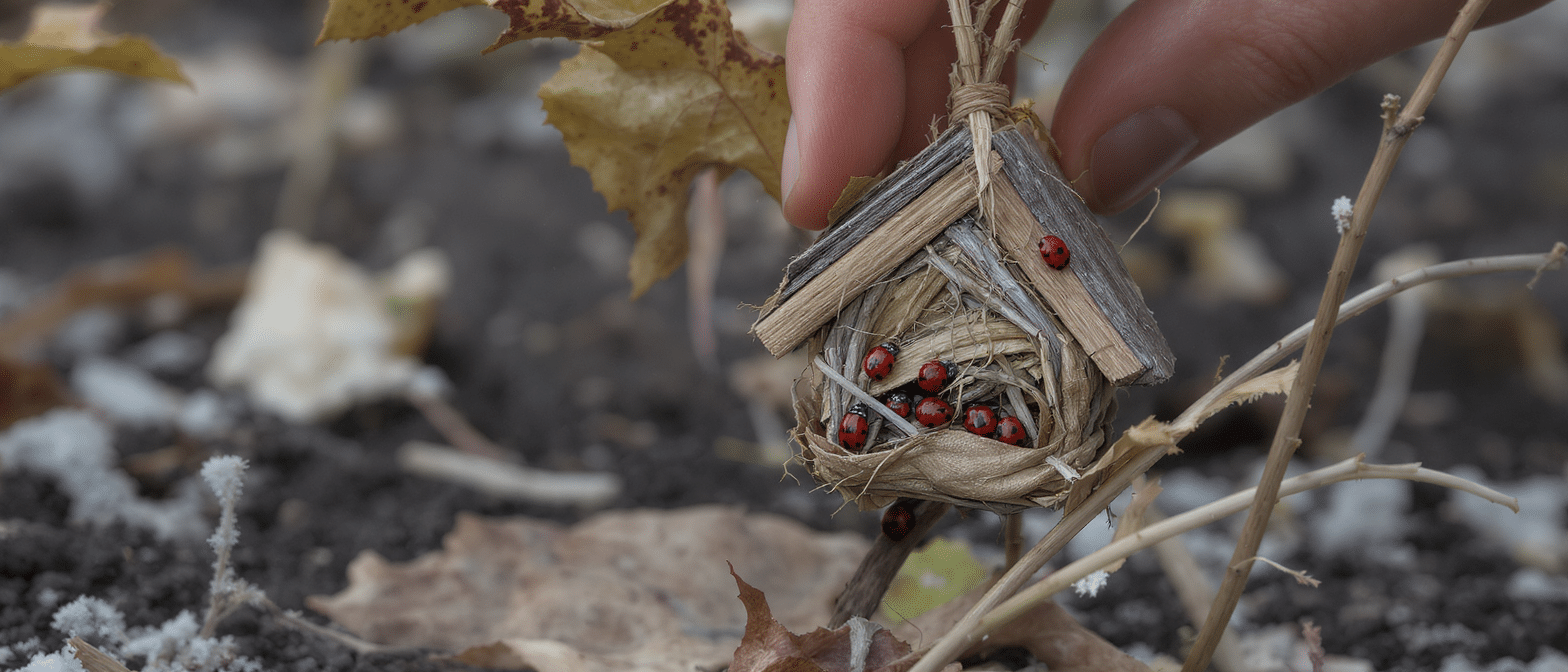 d&eacute;couvrez comment prot&eacute;ger vos coccinelles durant l'hiver avec une astuce simple pour pr&eacute;server ces alli&eacute;es naturelles du froid dans votre jardin.