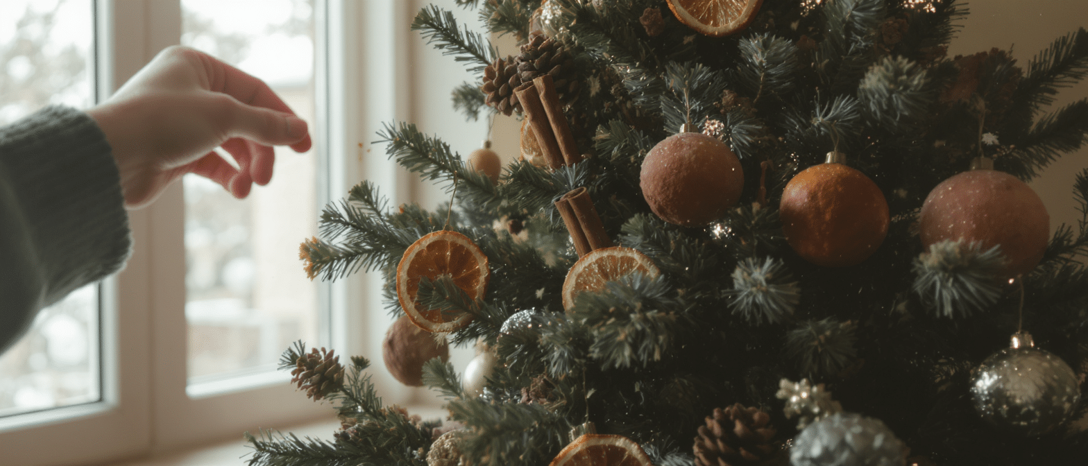 d&eacute;couvrez l'astuce secr&egrave;te pour un sapin de no&euml;l d&eacute;licieusement parfum&eacute; gr&acirc;ce &agrave; un ingr&eacute;dient magique &agrave; d&eacute;poser sur ses branches, qui embaumera toute votre maison de senteurs festives.
