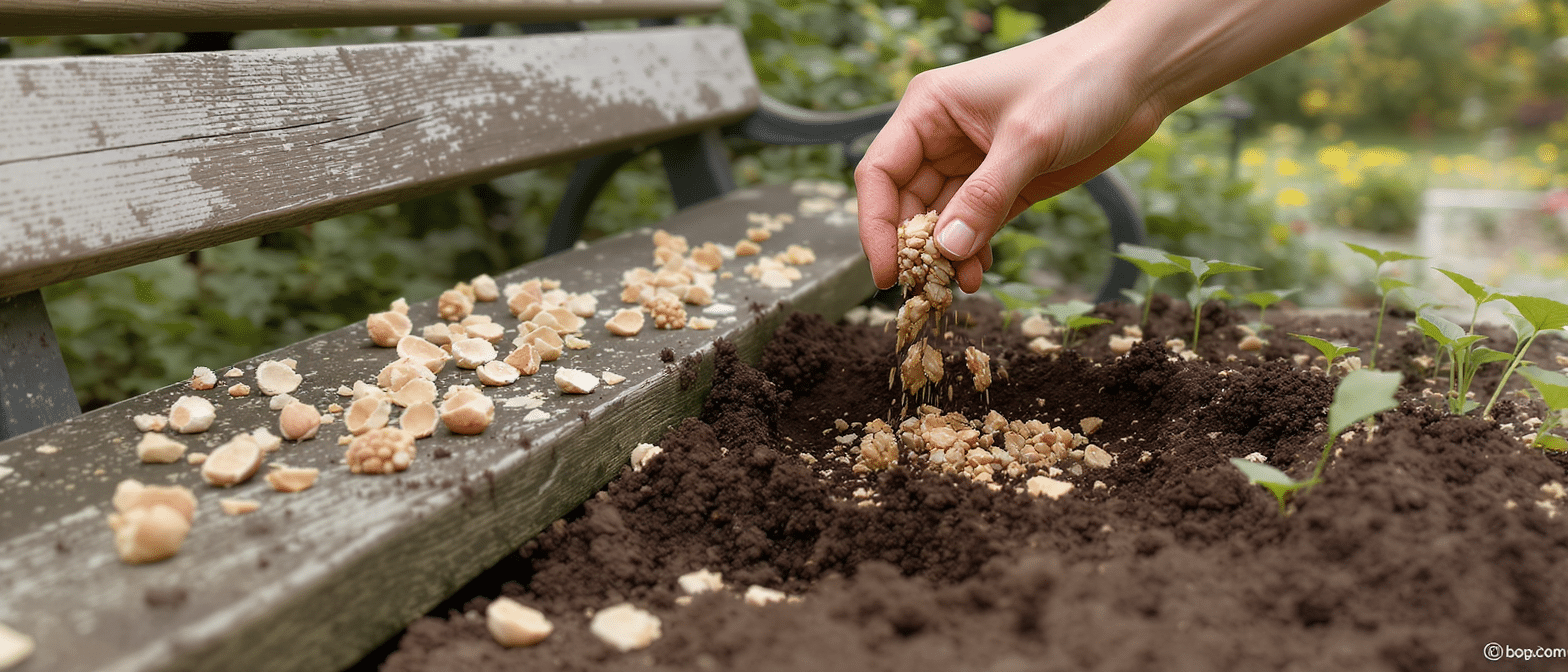 ne jetez plus vos coques de noix ! d&eacute;couvrez une astuce de jardinage simple et m&eacute;connue pour enrichir votre sol naturellement et booster la croissance de vos plantes.