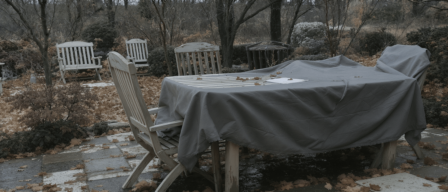 d&eacute;couvrez pourquoi votre mobilier de jardin se d&eacute;t&eacute;riore chaque hiver et le geste simple &agrave; adopter pour le prot&eacute;ger efficacement.