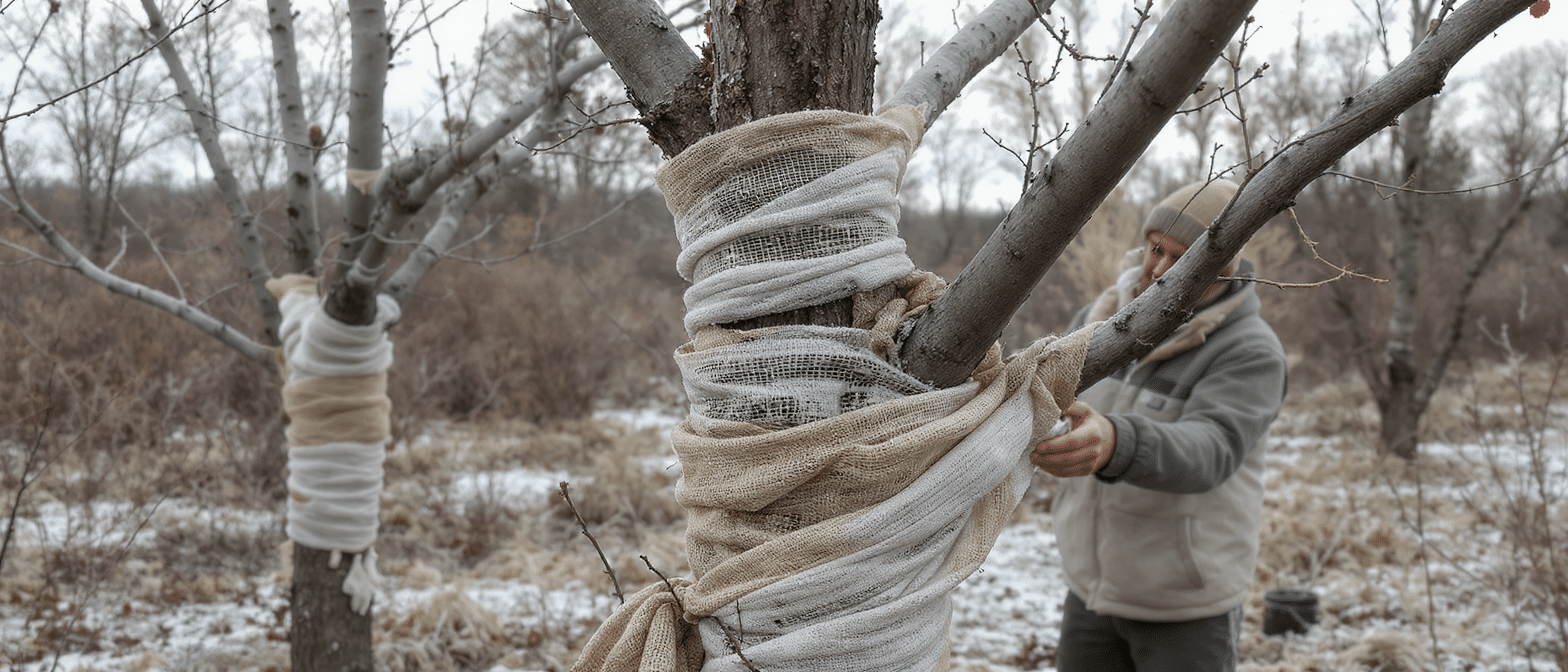 d&eacute;couvrez comment prot&eacute;ger efficacement vos arbres fruitiers pendant l'hiver gr&acirc;ce aux astuces des jardiniers exp&eacute;riment&eacute;s, pour garantir une r&eacute;colte abondante et savoureuse cet &eacute;t&eacute;.