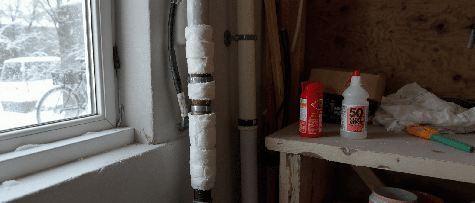 d&eacute;couvrez un rem&egrave;de &eacute;conomique &agrave; seulement 50 centimes, facilement trouv&eacute; dans votre garage, qui prot&egrave;ge efficacement vos tuyaux du gel tout au long de l'hiver.
