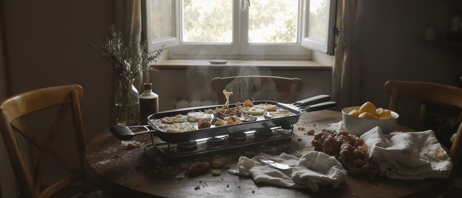d&eacute;couvrez une astuce simple et efficace pour profiter de votre raclette favorite sans subir les odeurs persistantes de fromage. &eacute;liminez les relents en moins de 3 heures et savourez chaque moment!