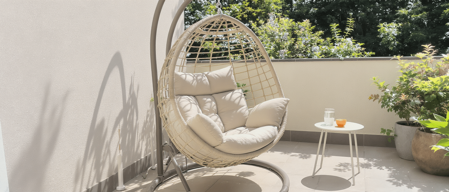 d&eacute;couvrez ce fauteuil suspendu &agrave; seulement 89 &euro; qui fait sensation sur les terrasses. une enseigne conna&icirc;t un engouement in&eacute;dit gr&acirc;ce &agrave; son design unique et son prix attractif.