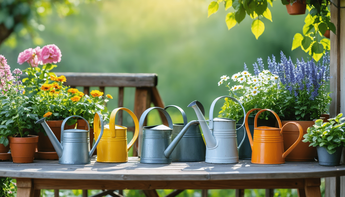 d&eacute;couvrez comment choisir l'arrosoir id&eacute;al pour vos plantes du jardin et du balcon, en fonction de leurs besoins et de votre confort d'utilisation.