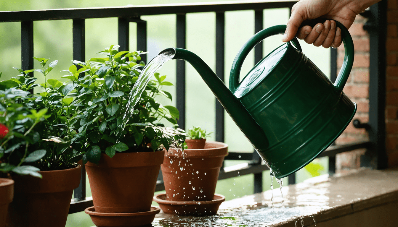 d&eacute;couvrez nos conseils pour choisir l'arrosoir id&eacute;al afin d'arroser efficacement vos plantes de jardin et de balcon, en alliant praticit&eacute; et style.
