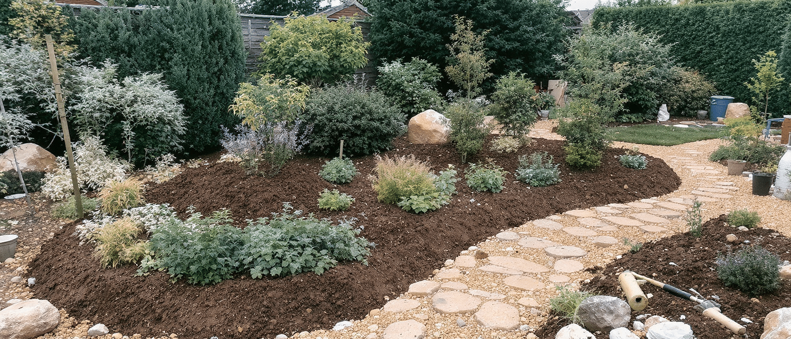 d&eacute;couvrez comment transformer un jardin plat en seulement 60 minutes en un espace plein de relief et de charme gr&acirc;ce &agrave; nos astuces simples et efficaces.