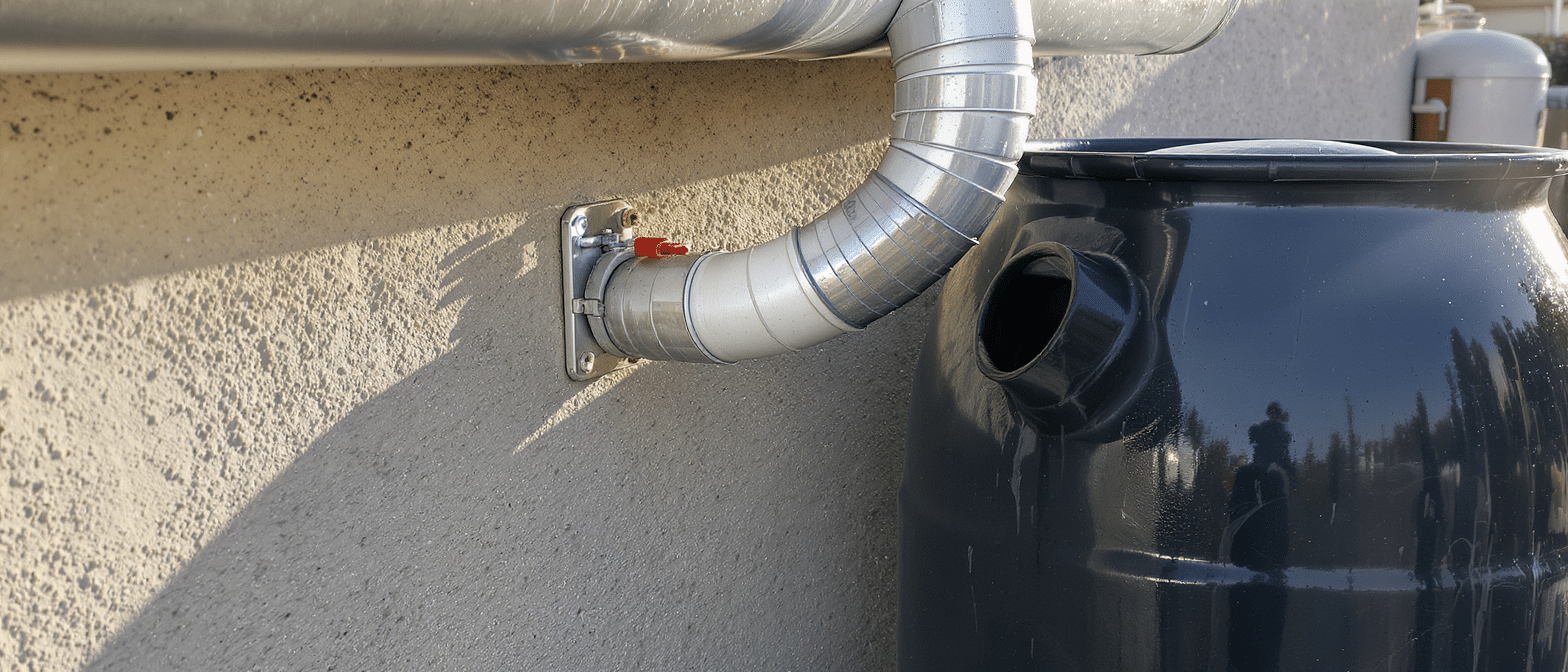 depuis d&eacute;but avril, d&eacute;couvrez comment un dispositif innovant install&eacute; sur ma goutti&egrave;re m'a permis de ne plus d&eacute;penser un centime en arrosage, en r&eacute;cup&eacute;rant efficacement l'eau de pluie.