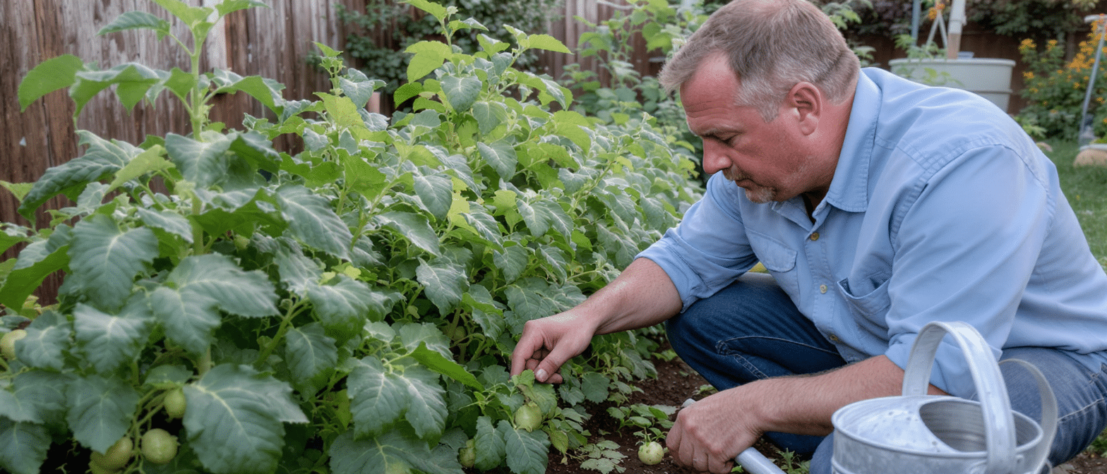 d&eacute;couvrez comment arroser vos tomates le soir peut transformer votre potager en seulement 48 heures, gr&acirc;ce aux conseils surprenants de mon oncle.