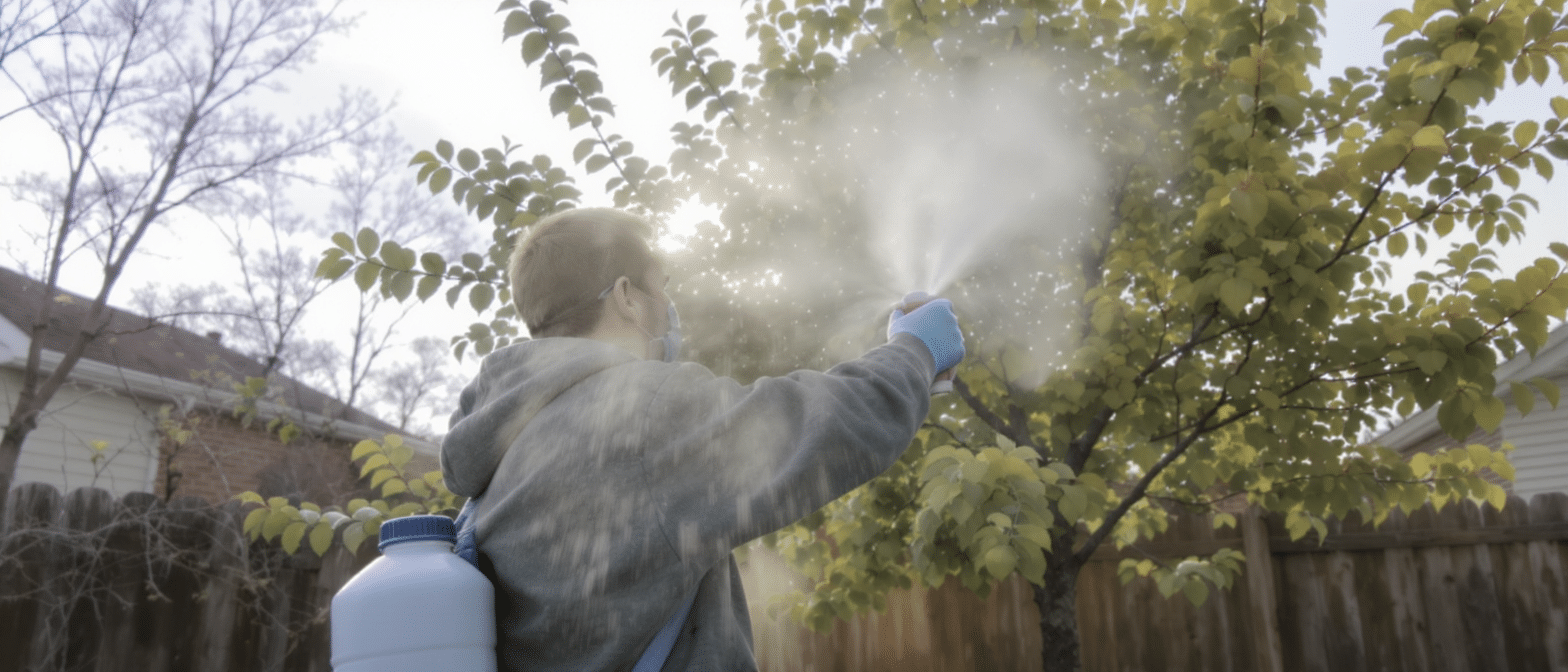 d&eacute;couvrez pourquoi pulv&eacute;riser vos poiriers par le dessus en avril peut aggraver les probl&egrave;mes au lieu de les r&eacute;soudre et apprenez les meilleures pratiques pour prot&eacute;ger vos arbres efficacement.