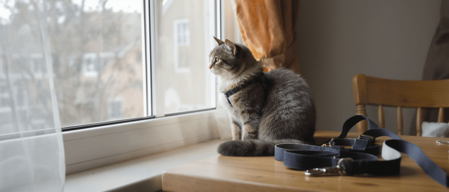 d&eacute;couvrez les conseils indispensables avant d'offrir un harnais et une laisse &agrave; votre chat, pour des aventures en toute s&eacute;curit&eacute; et s&eacute;r&eacute;nit&eacute;.