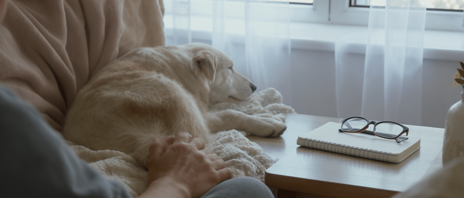 d&eacute;couvrez comment accompagner sereinement la fin de vie de votre chien gr&acirc;ce &agrave; une d&eacute;marche objective pour savoir quand dire adieu.