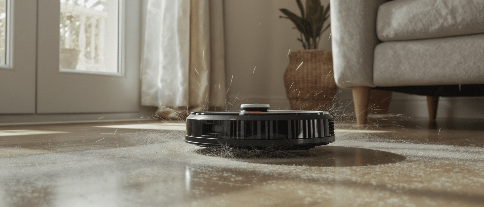 d&eacute;couvrez le robot laveur r&eacute;volutionnaire disponible avec une r&eacute;duction exceptionnelle de 45% chez fnac, id&eacute;al pour dire adieu aux poils d'animaux et transformer votre nettoyage quotidien.