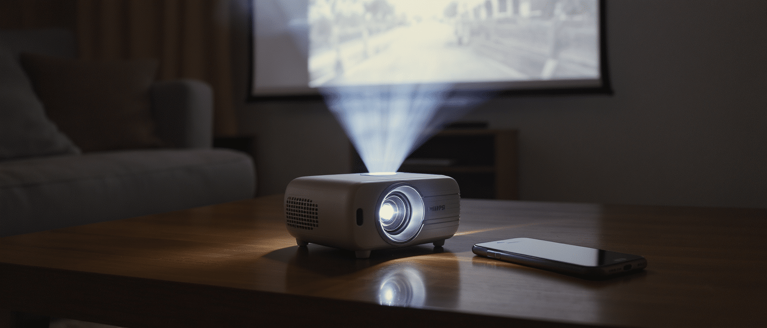 d&eacute;couvrez le mini vid&eacute;oprojecteur philips &agrave; seulement 99 &euro; chez boulanger, ultra-l&eacute;ger et facile &agrave; transporter, qui transforme n'importe quel mur en &eacute;cran g&eacute;ant pour une exp&eacute;rience visuelle immersive.