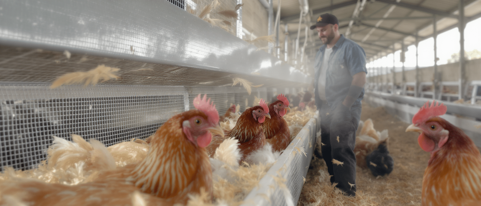 d&eacute;couvrez comment un dispositif gratuit et r&eacute;volutionnaire transforme les poulaillers en &eacute;liminant le probl&egrave;me des poules qui se plument, adopt&eacute; massivement par les &eacute;leveurs pour am&eacute;liorer le bien-&ecirc;tre animal.