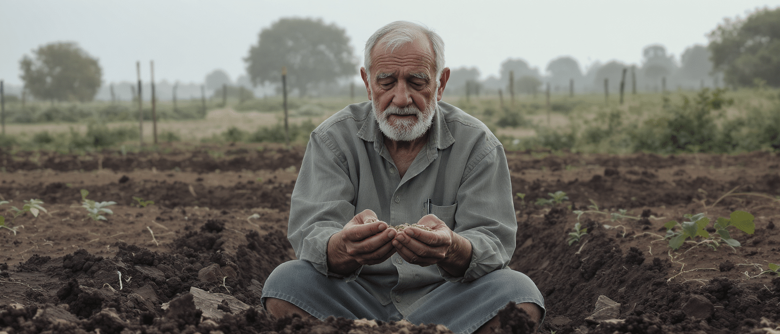 d&eacute;couvrez la sagesse d'un vieux sage qui plante ce que personne d'autre n'ose plus semer, dans &laquo; ne range pas tes graines &raquo; : une le&ccedil;on d'espoir et de pers&eacute;v&eacute;rance quand tout le monde a d&eacute;j&agrave; fini.