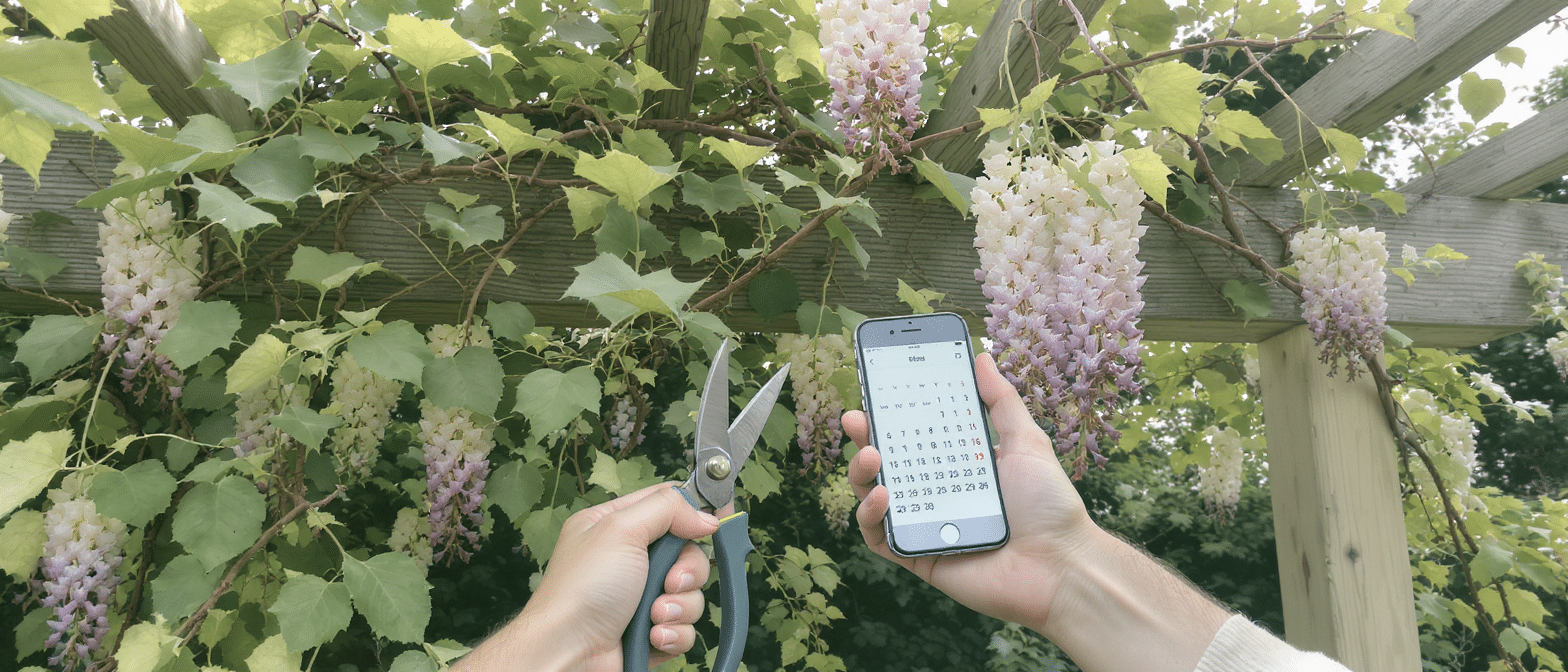d&eacute;couvrez pourquoi votre glycine ne refleurit pas en &eacute;t&eacute; et apprenez le secret du bon moment pour la tailler afin de favoriser une floraison abondante.