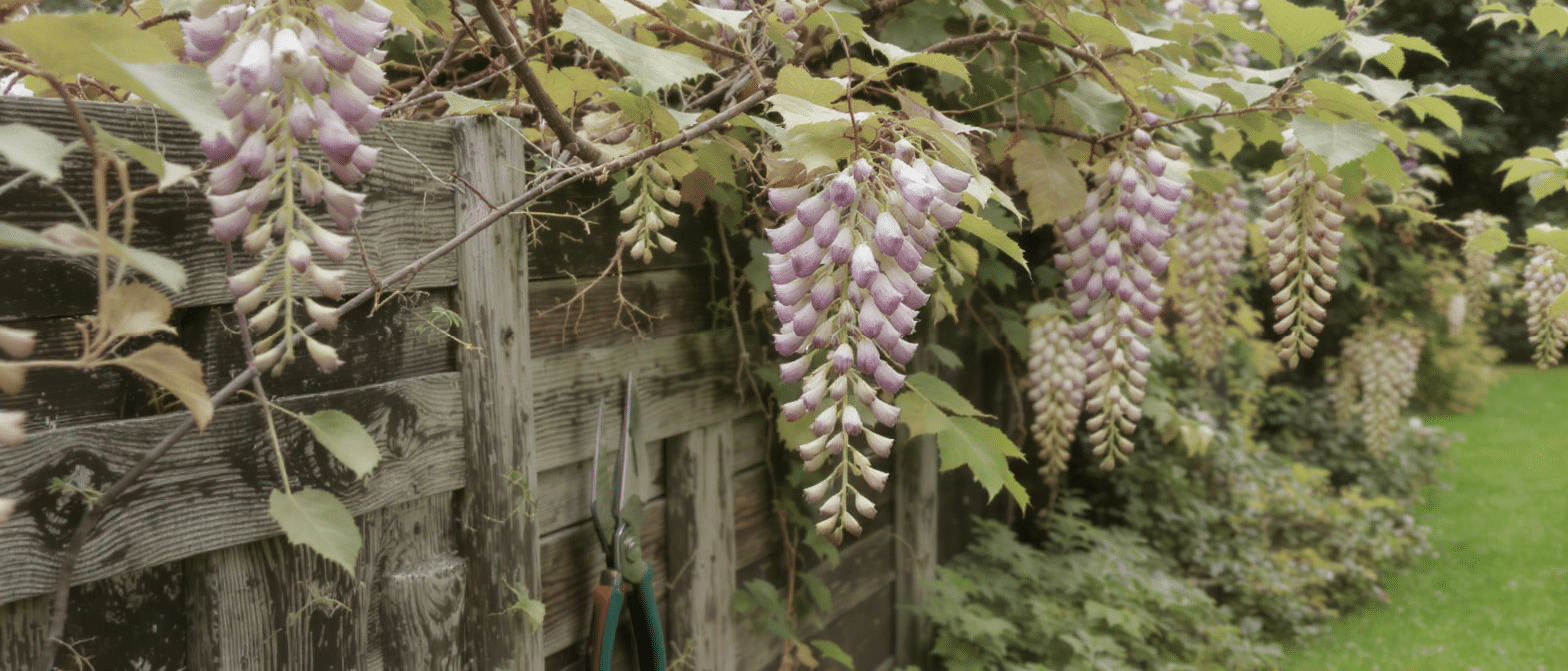 d&eacute;couvrez pourquoi votre glycine ne refleurit pas en &eacute;t&eacute; et apprenez le secret pour r&eacute;ussir sa taille au bon moment afin de stimuler sa floraison.