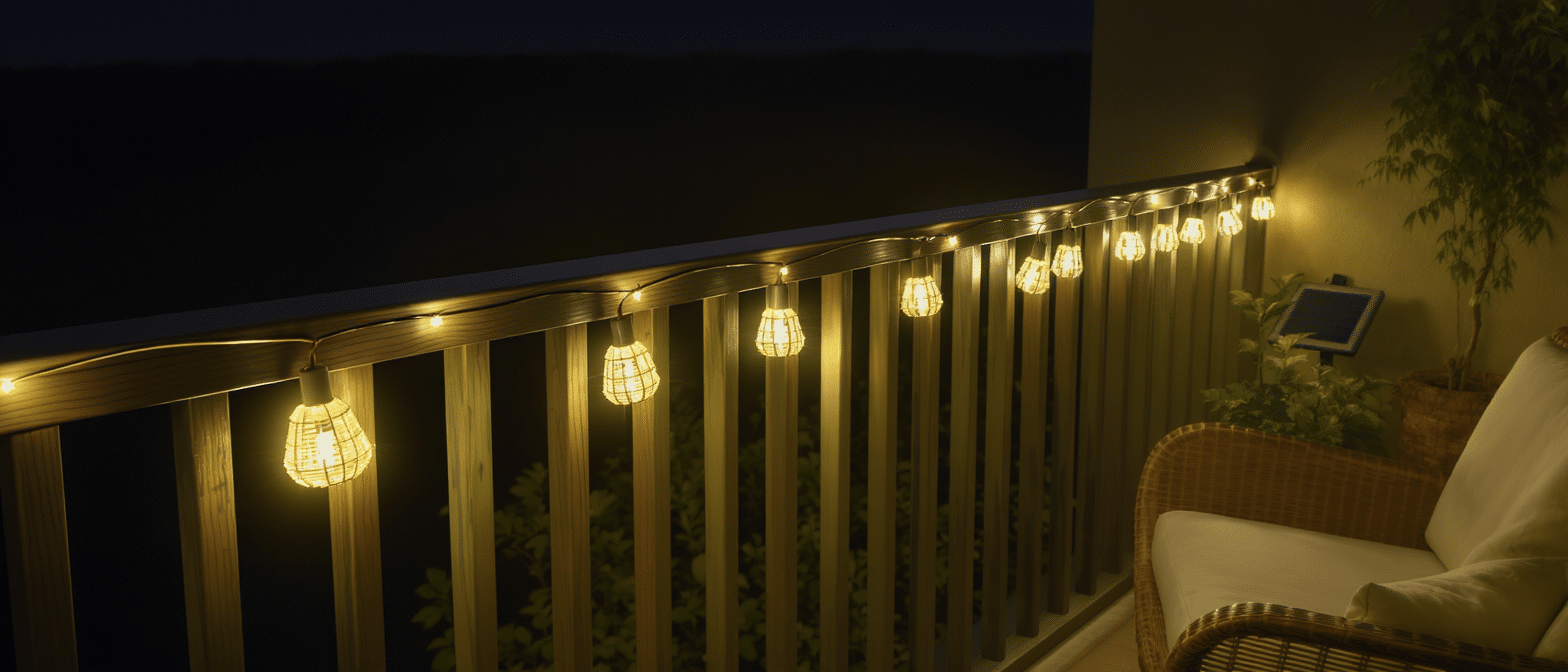 d&eacute;couvrez la guirlande solaire &agrave; seulement 6 &euro; chez action, une solution &eacute;conomique qui a m&eacute;tamorphos&eacute; l'ambiance de ma terrasse d&egrave;s la nuit tomb&eacute;e.