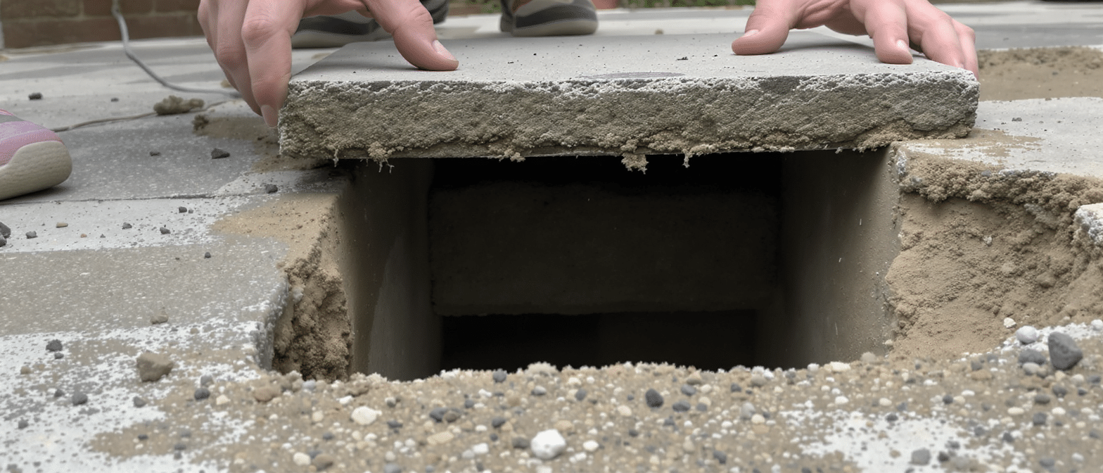 d&eacute;couvrez la v&eacute;rit&eacute; cach&eacute;e sous vos dalles de terrasse apr&egrave;s quelques ann&eacute;es. soulevez-en une et pr&eacute;parez-vous &agrave; un choc surprenant qui pourrait tout changer pour votre ext&eacute;rieur.
